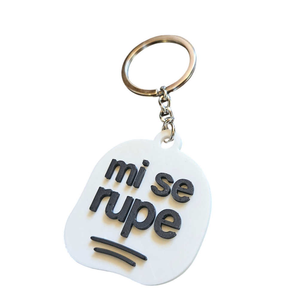Breloc „Mi se rupe” – personalitate în miniatură