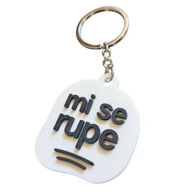 Breloc „Mi se rupe” – personalitate în miniatură