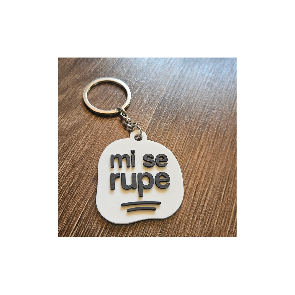 Breloc „Mi se rupe” – personalitate în miniatură