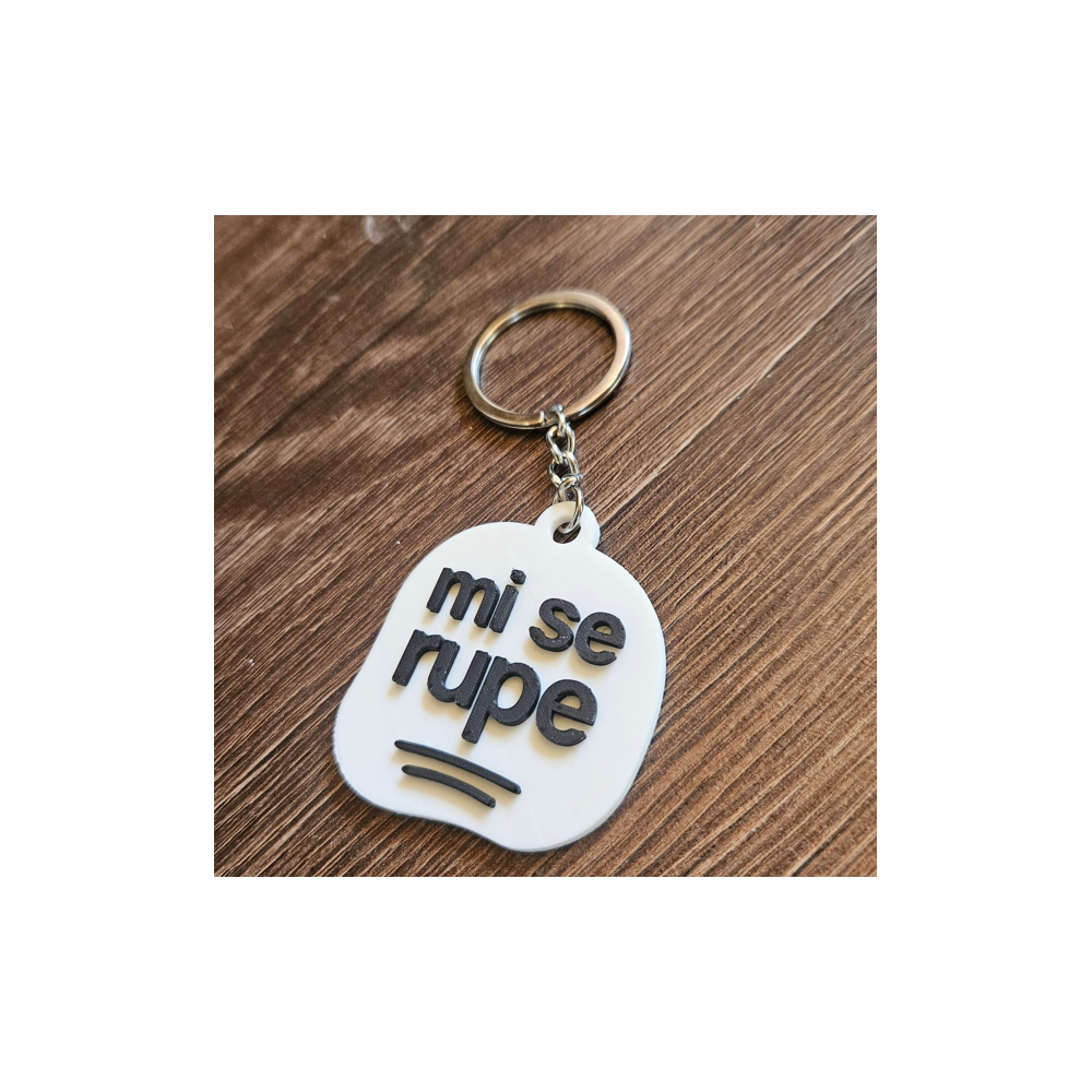 Breloc „Mi se rupe” – personalitate în miniatură