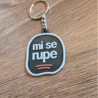 Breloc „Mi se rupe” – personalitate în miniatură (cu contur)